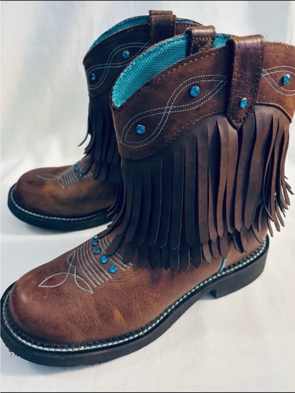 JUSTIN GYPSY GEMMA Fringe Western Boots